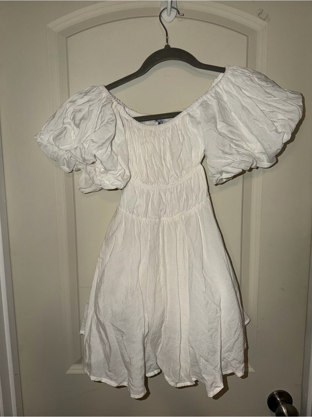 Princess Polly WhiteBaby Doll Bubble Dress Size 0